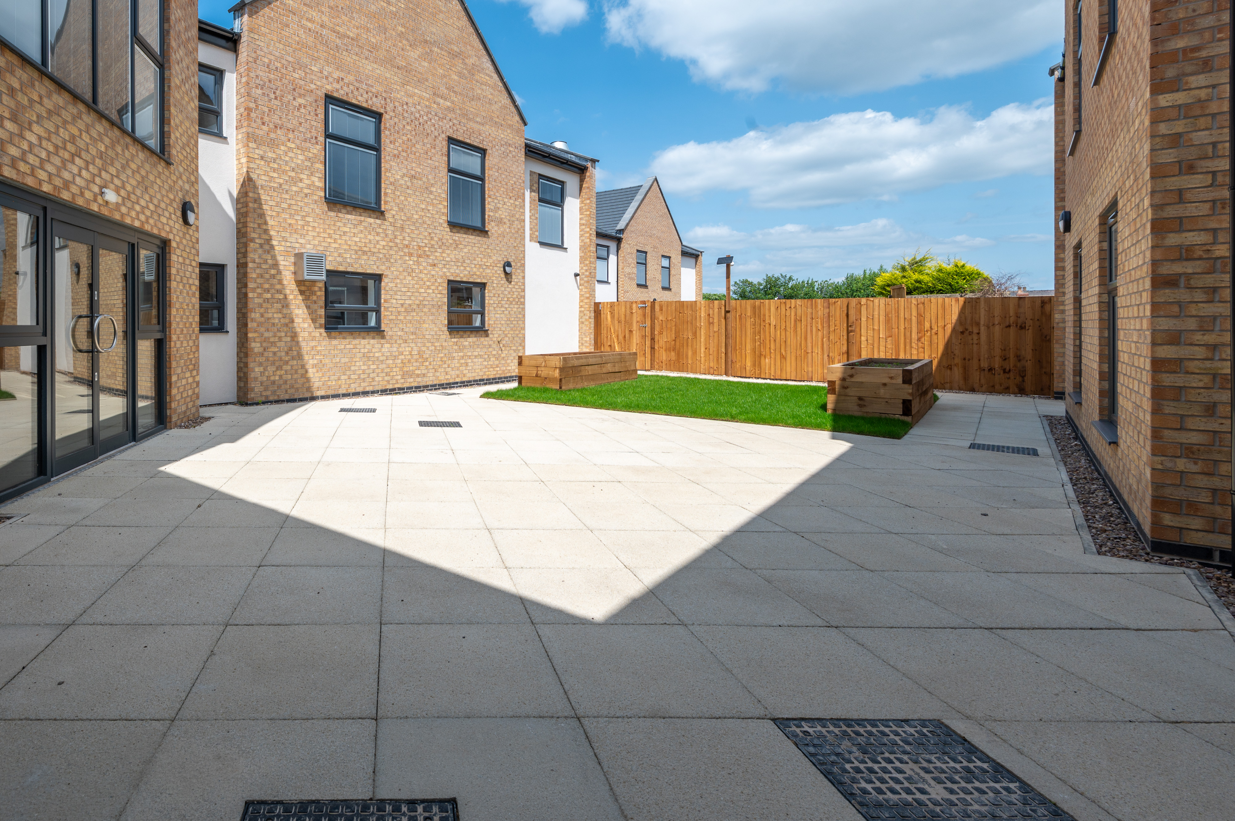 The central layout of the garden woven into the rhythm of daily life